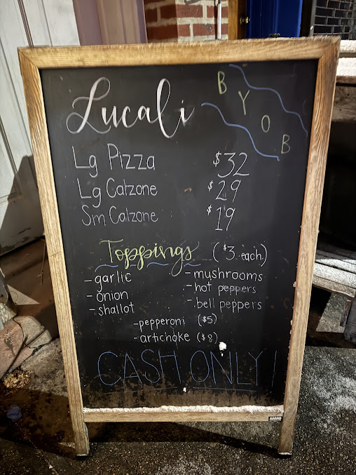 Menu Lucali - 8