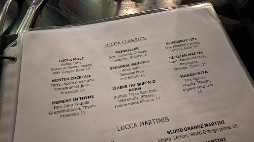 Menu Lucca Restaurant - 6