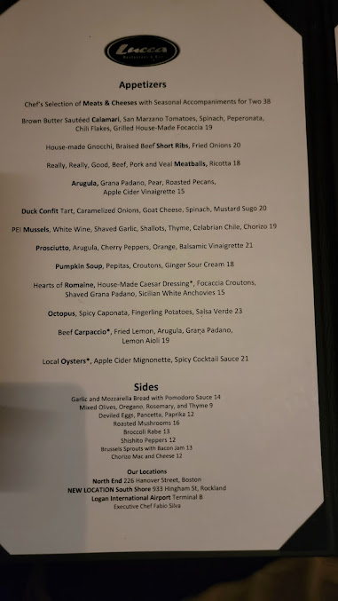 Menu Lucca Restaurant - 9
