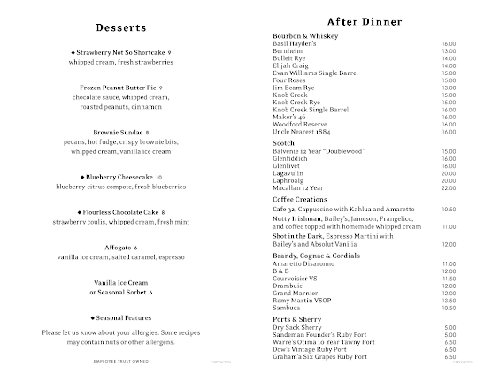 Menu Lucky 32 Southern Kitchen - 7