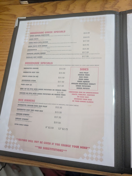 Menu Lugoff House Of Pizza Subs - 3