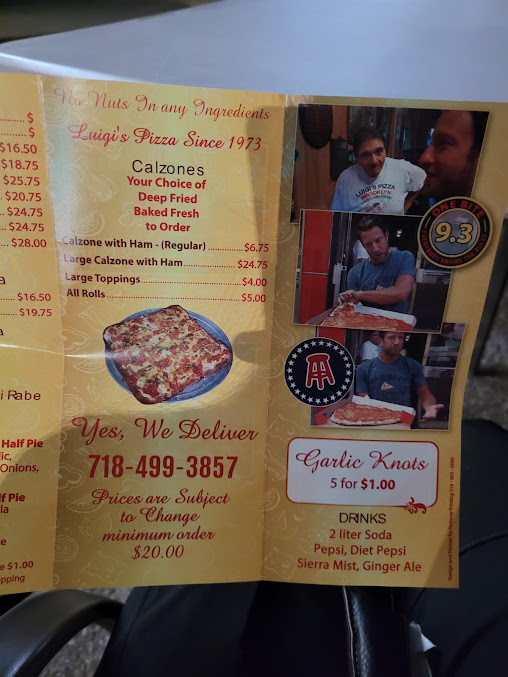 Menu Luigi's Pizza - 6