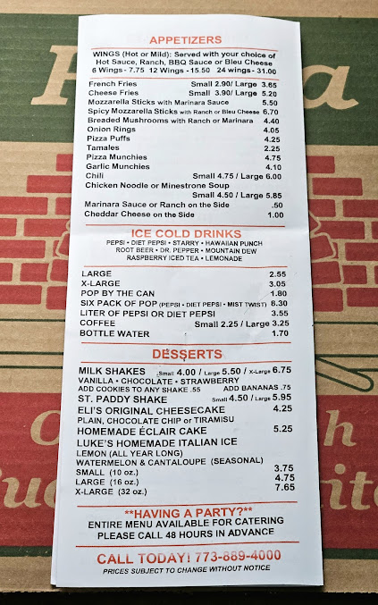 Menu Lukes On Harlem The Original - 7