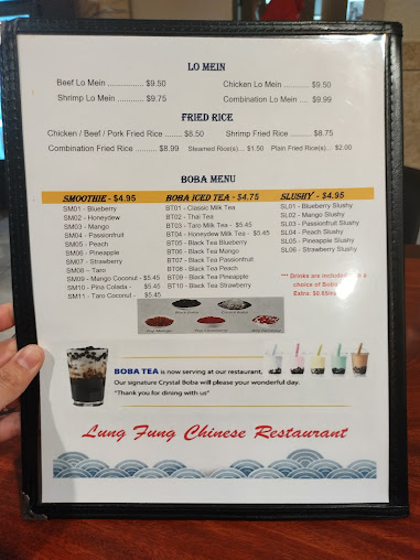 Menu Lung Fung Chinese Restaurant 2 - 3