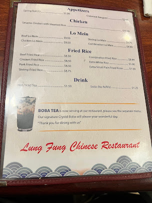 Menu Lung Fung Chinese Restaurant 2 - 4