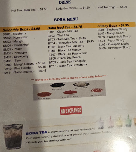 Menu Lung Fung Chinese Restaurant 2 - 9