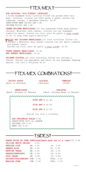 Menu Lupe Tortilla - 1
