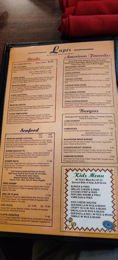 Menu Lupes Ii In Vernon - 3