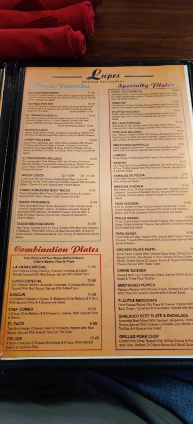 Menu Lupes Ii In Vernon - 4