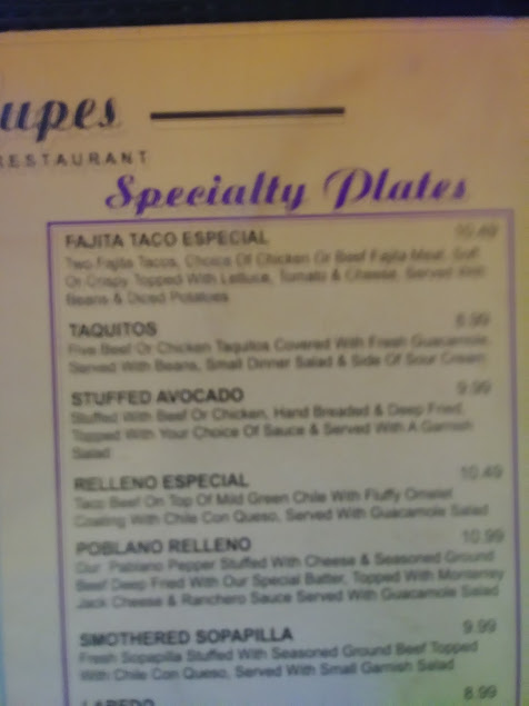 Menu Lupes Ii In Vernon - 6
