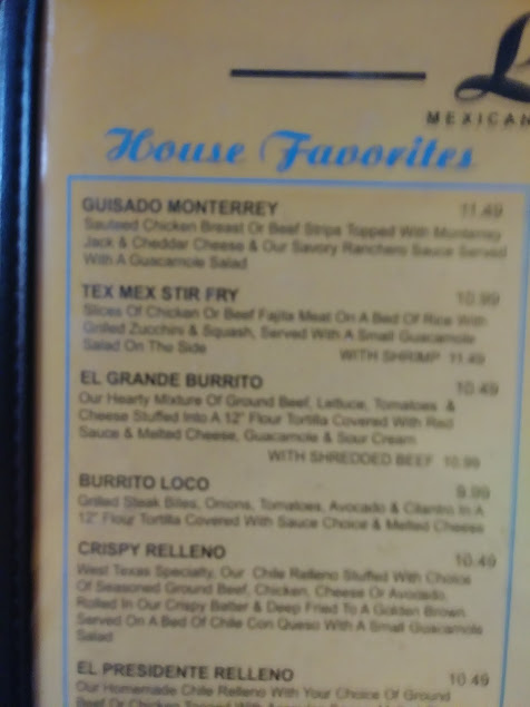 Menu Lupes Ii In Vernon - 7