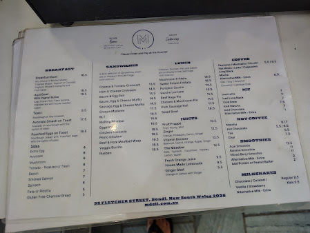Menu M Deli Cafe - 0