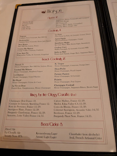 Menu Ma Maison - 1