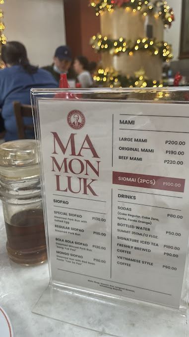 Menu Ma Mon Luk - 0