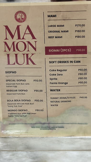Menu Ma Mon Luk - 1