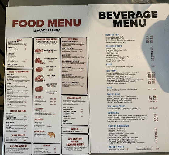 Menu Macelleria - 1