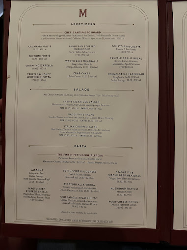 Menu Maggiano's Little Italy - 0