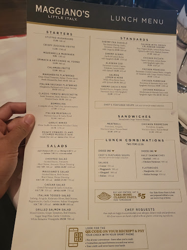 Menu Maggiano's Little Italy - 6