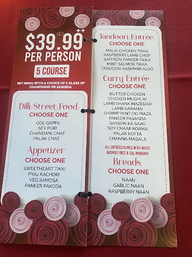 Menu Maharani Palace Fine Indian Cuisine Bar - 1