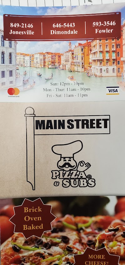 Menu Main Street Pizza Jonesville - 5