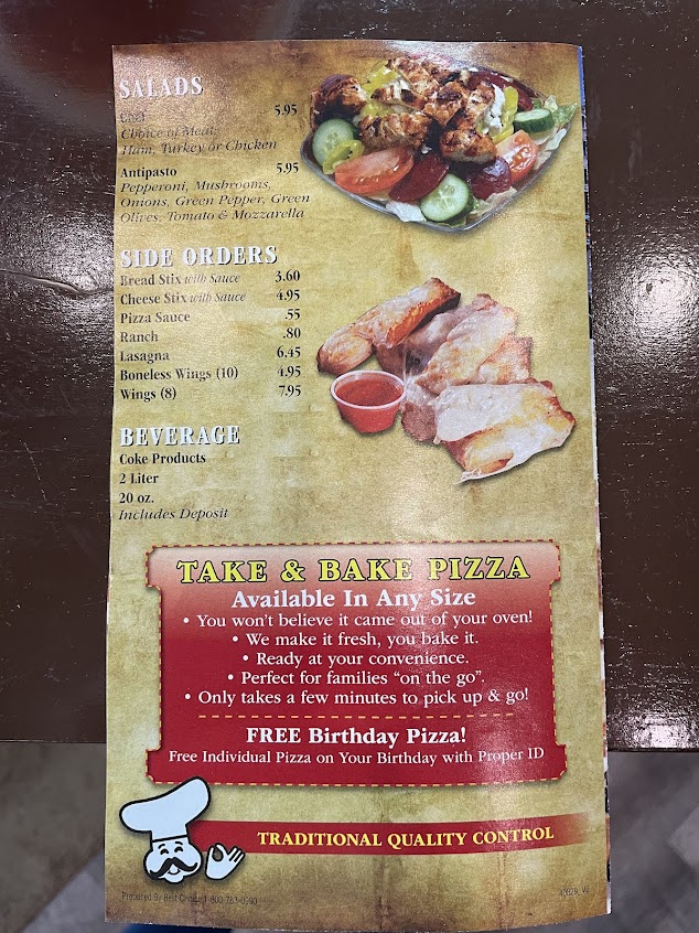 Menu Main Street Pizza Ovid - 4