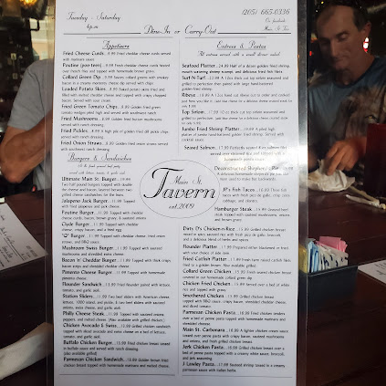 Menu Main Street Tavern Montevallo - 2