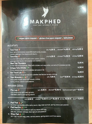 Menu Mak Phed - 1