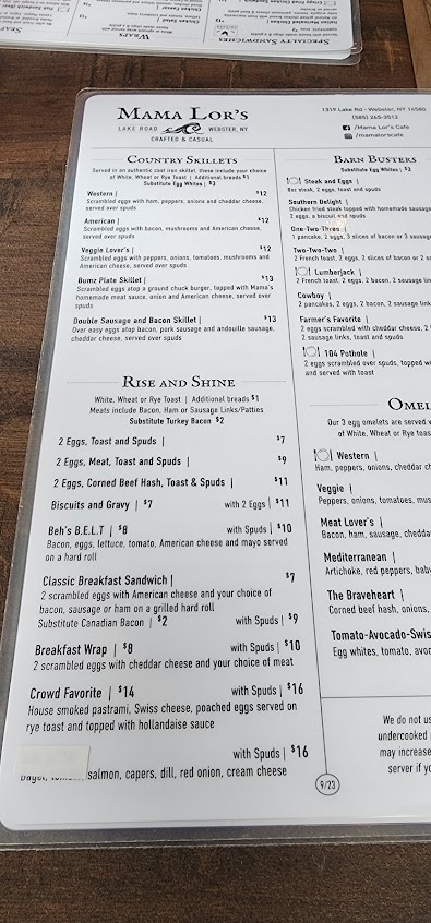 Menu Mama Lors Lake Road - 1