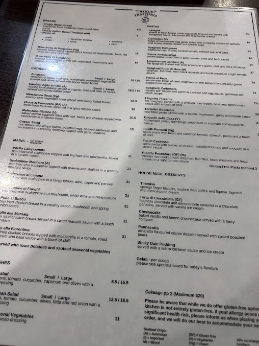 Menu Mama's Trattoria - 6