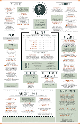 Menu Mandi Cocina Mexicana - 6