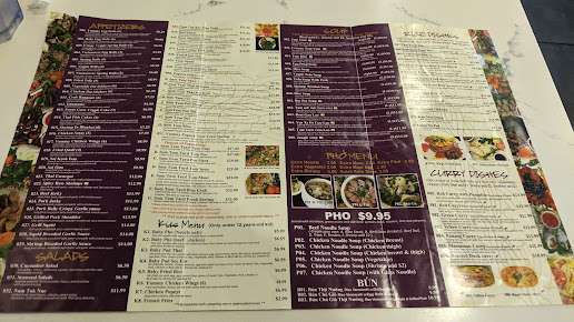 Menu Manee Thai Cuisine Bar Frisco - 5
