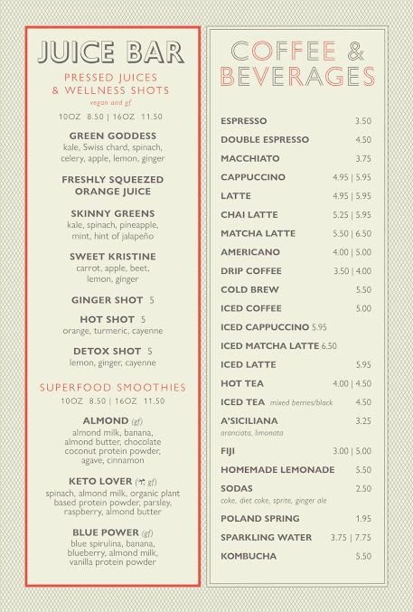 Menu Mangia 23Rd Downtown Italian Food Events Corporate Catering - 5