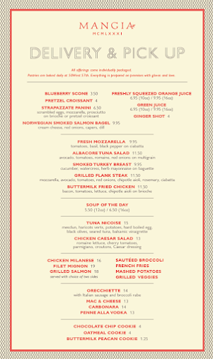 Menu Mangia 23Rd Downtown Italian Food Events Corporate Catering - 7