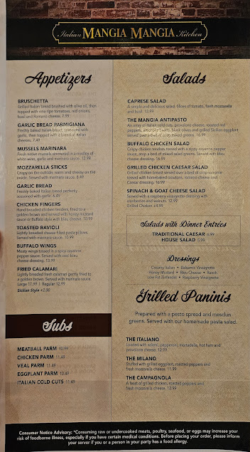 Menu Mangia Mangia Italian Kitchen - 2