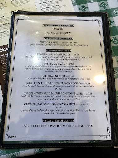 Menu Mangia Mangia Italian Kitchen - 6