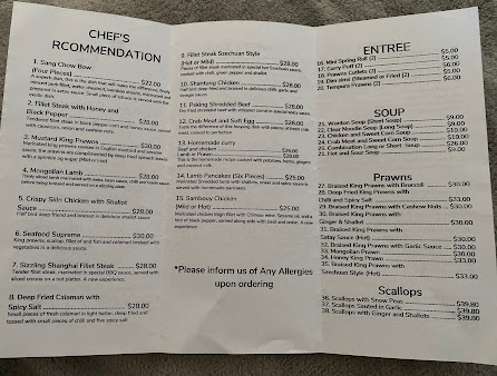 Menu Manly Eat-Well Chinese - 0