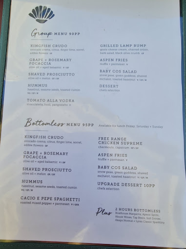Menu Manly Pavilion - 0