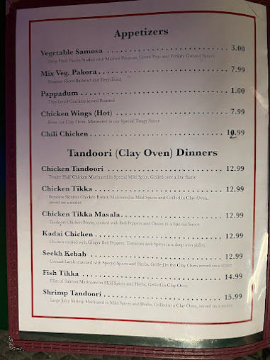 Menu Manna Cuisine Of India - 0