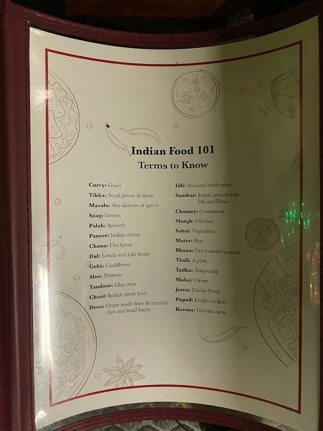 Menu Manna Cuisine Of India - 3