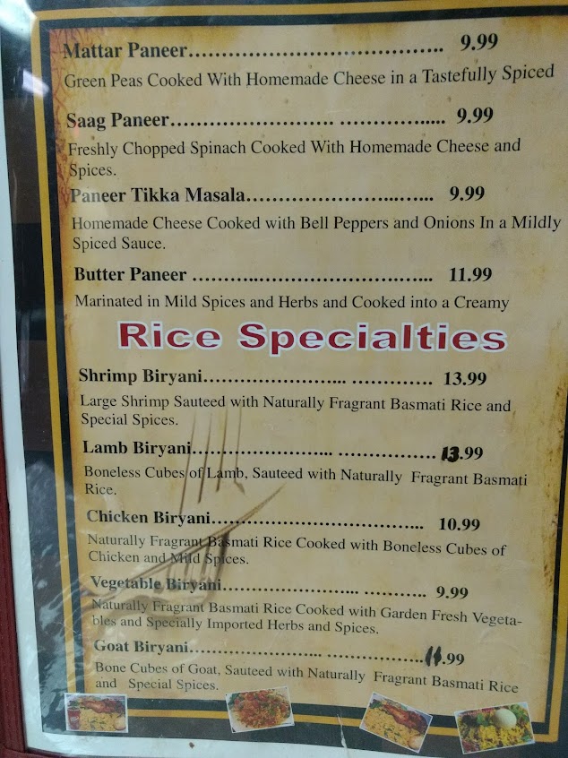Menu Manna Cuisine Of India - 7