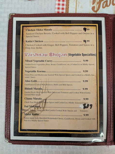 Menu Manna Cuisine Of India - 9