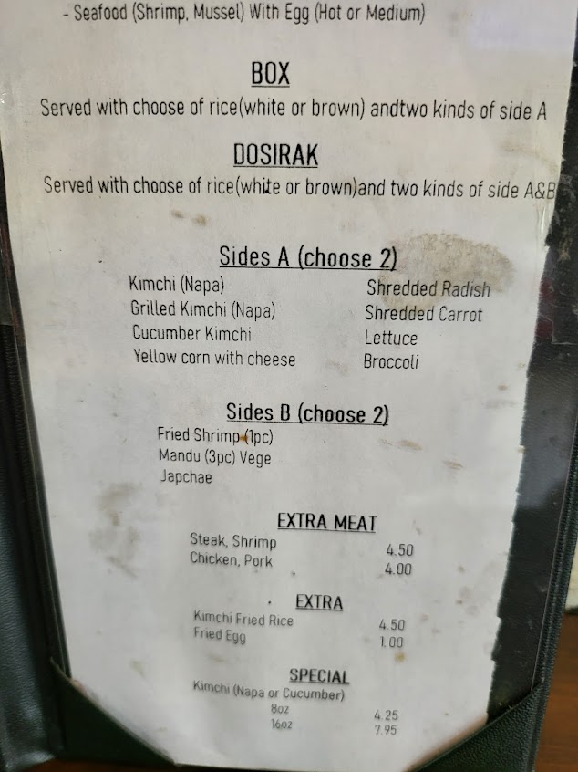 Menu Manna Korean Bbq And Dosirak - 3