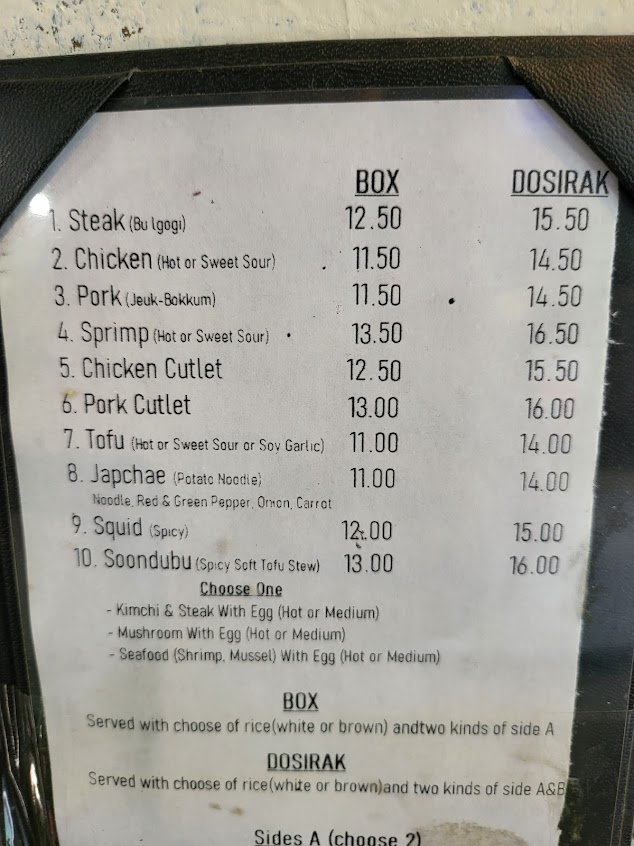 Menu Manna Korean Bbq And Dosirak - 7