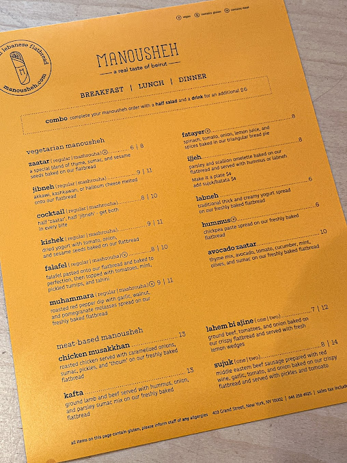 Menu Manousheh Grand - 8