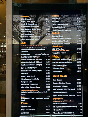Menu Manuka Steakhouse Act - 1