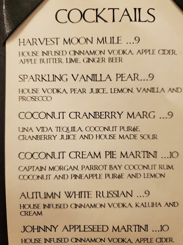 Menu Maple Street Pizza Company - 1