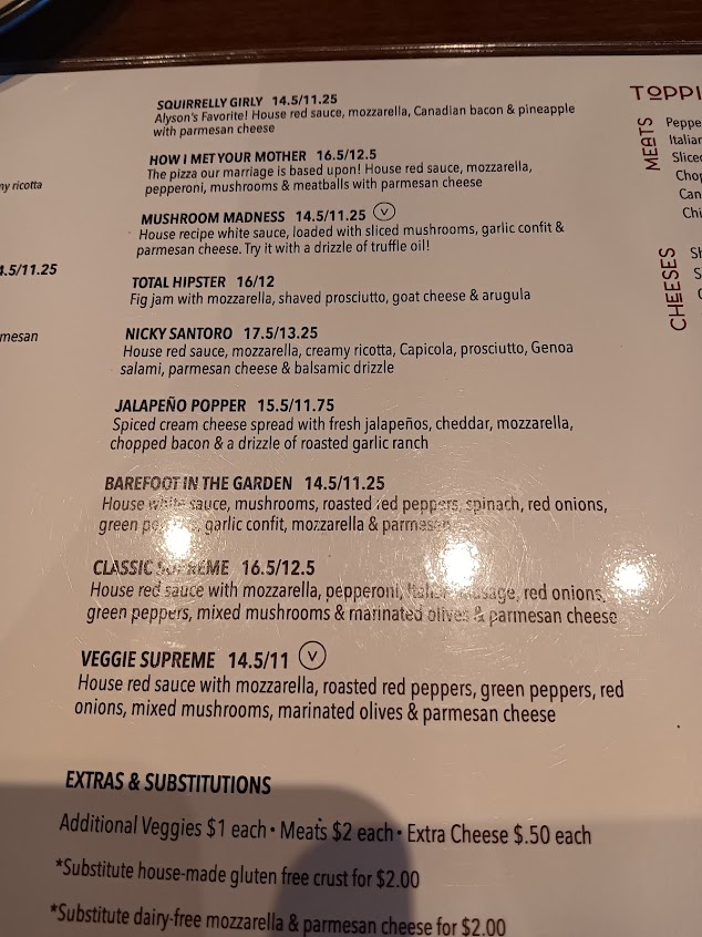 Menu Maple Street Pizza Company - 6