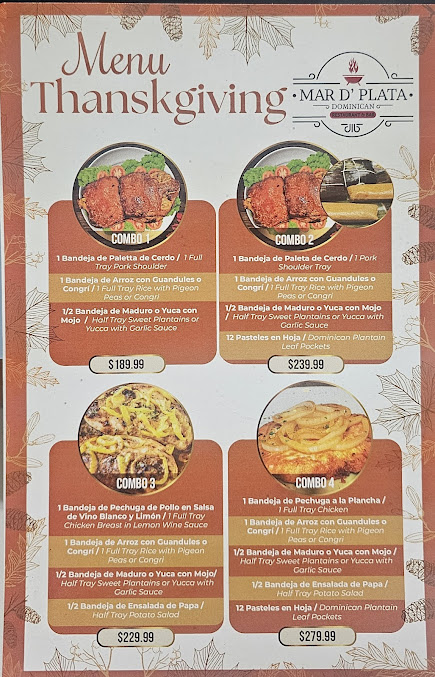 Menu Mar D Plata Dominican Restaurant Bar - 9