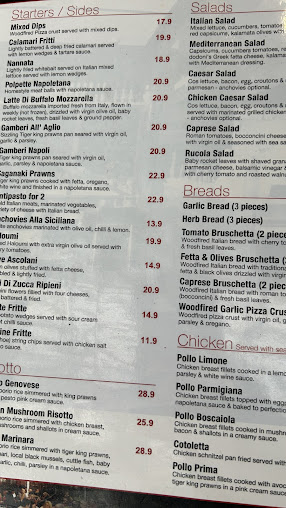 Menu Maranello's - 3