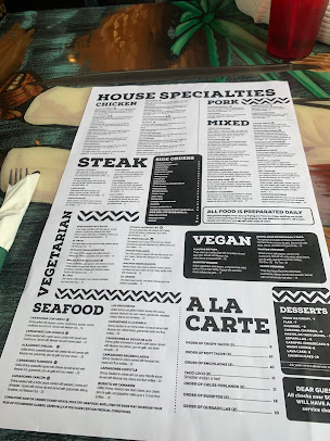 Menu Margaritas Mexican Cantina - 1